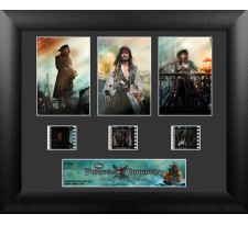 Pirates of the Caribbean On Stranger Tides Framed Film Cell 3 Cell